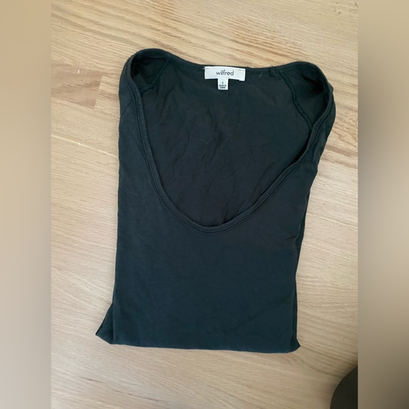 Aritzia Wilfred Scoop Neck T-shirt - Picture 4 of 6